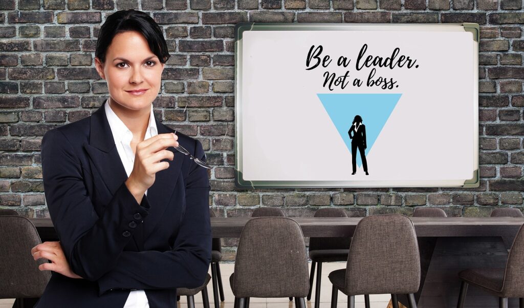 be a leader