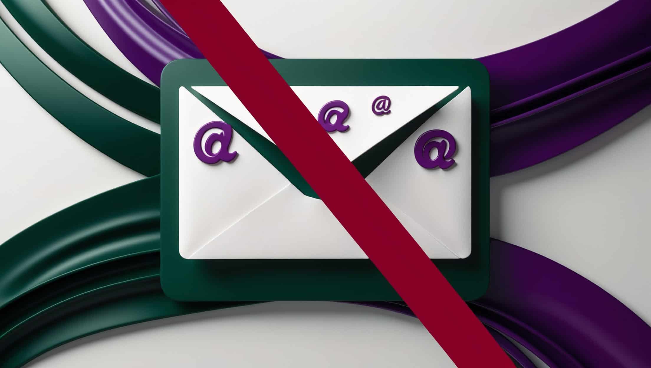Email Verbot